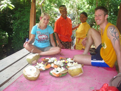 bali trekking break