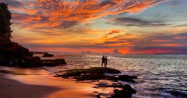 Sunset Pantai Tegal Wangi Jimbaran