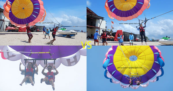 Perbedaan Parasailing Dan Parasailing Adventure Di Tanjung Benoa Bali