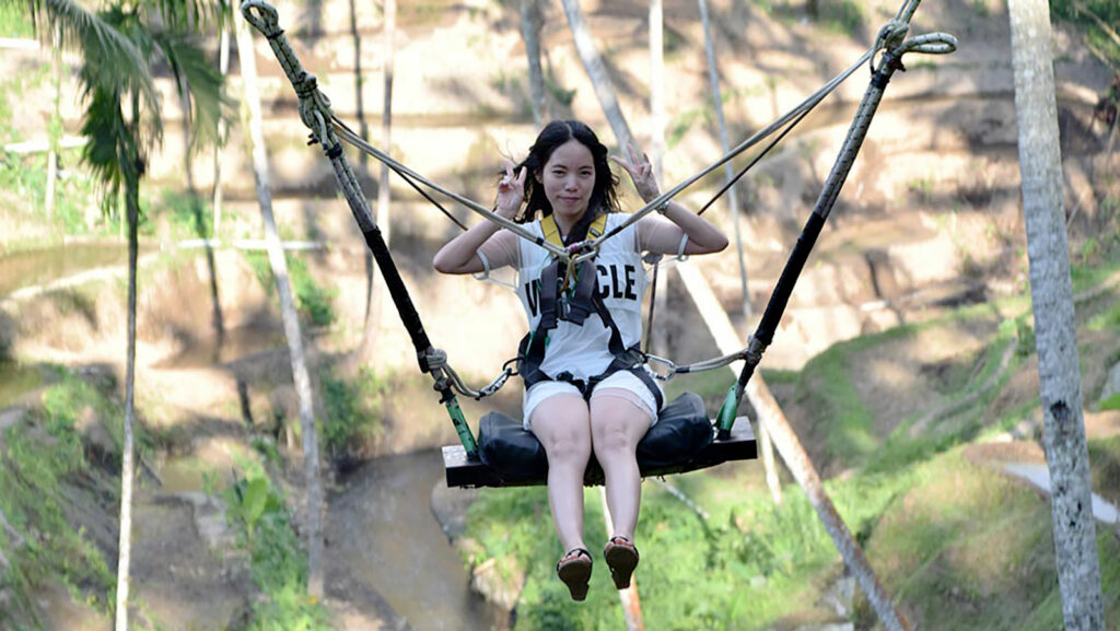 Terrace River Pool Swing Tegalalang Ubud Salah Satu Dari 5 Tempat Wisata Ubud Hits