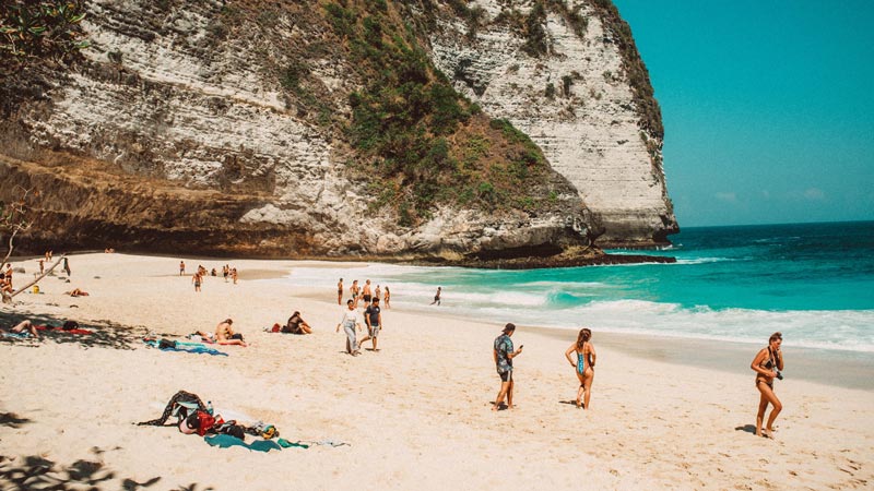 Pasir Putih Pantai Kelingking Nusa Penida