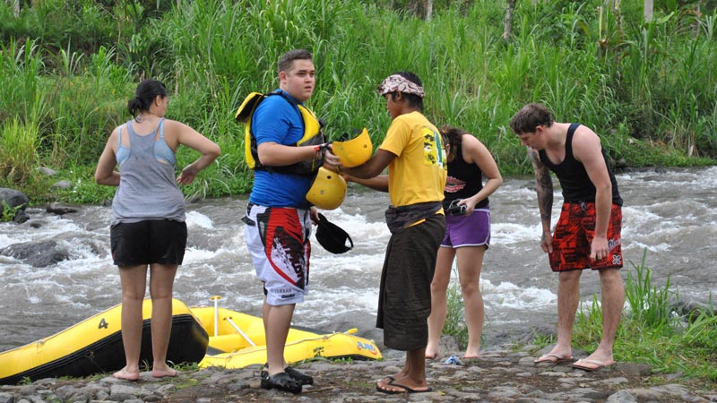 Telaga Waja Rafting Finish Point
