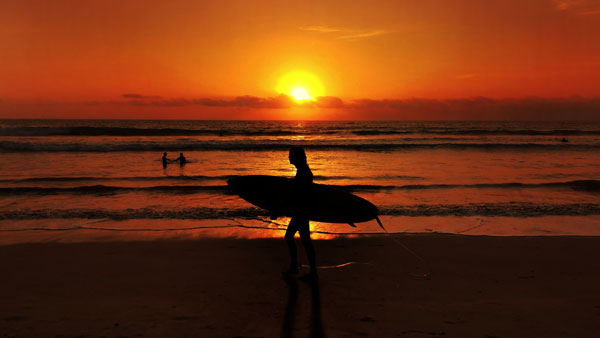 Keindahan Sunset Pantai Kuta