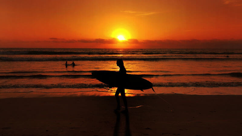 Pantai Kuta Bali Sunset