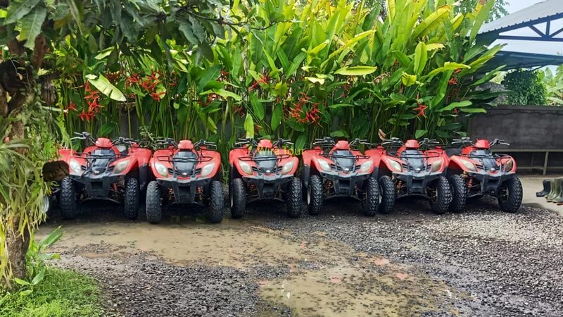 Quad Bike atau ATV, kendaraan off-road dengan empat roda.