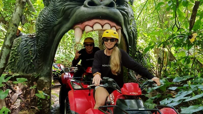 Fasilitas dan peralatan ATV di Bali Top Adventure.