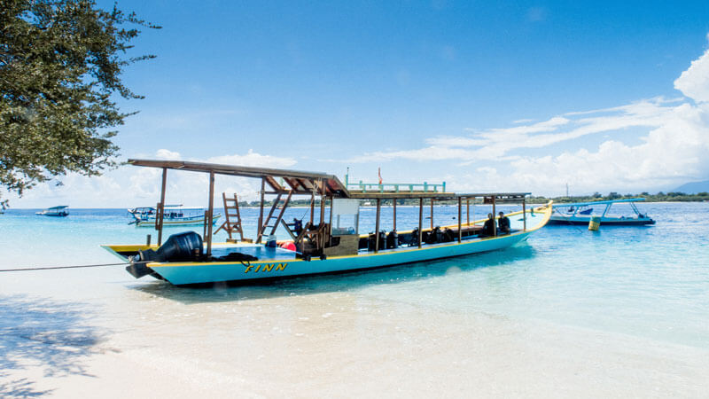 Tiba di Pulau Gili Trawangan