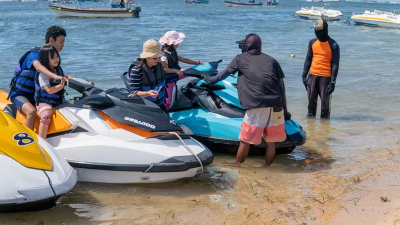 Cara Naik Jet Ski di Bali dengan pendampingan instruktur untuk pemula