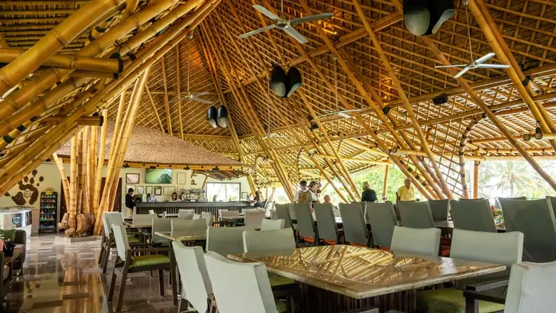 Area makan siang di park (paket Elephant Park Tour termasuk lunch)