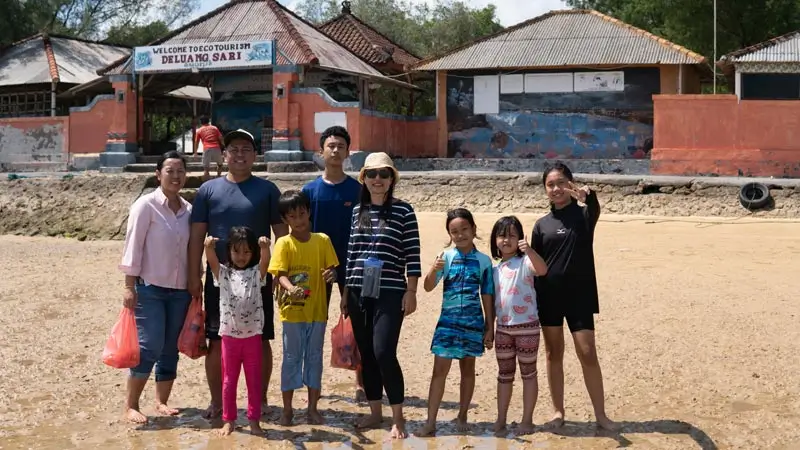 Gerbang Ecotourism Deluang Sari di Pulau Penyu Tanjung Benoa